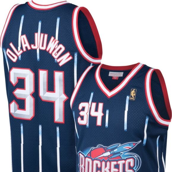 Mitchell & Ness Other - Mitchell & Ness Hakeem Olajuwon Houston Rockets